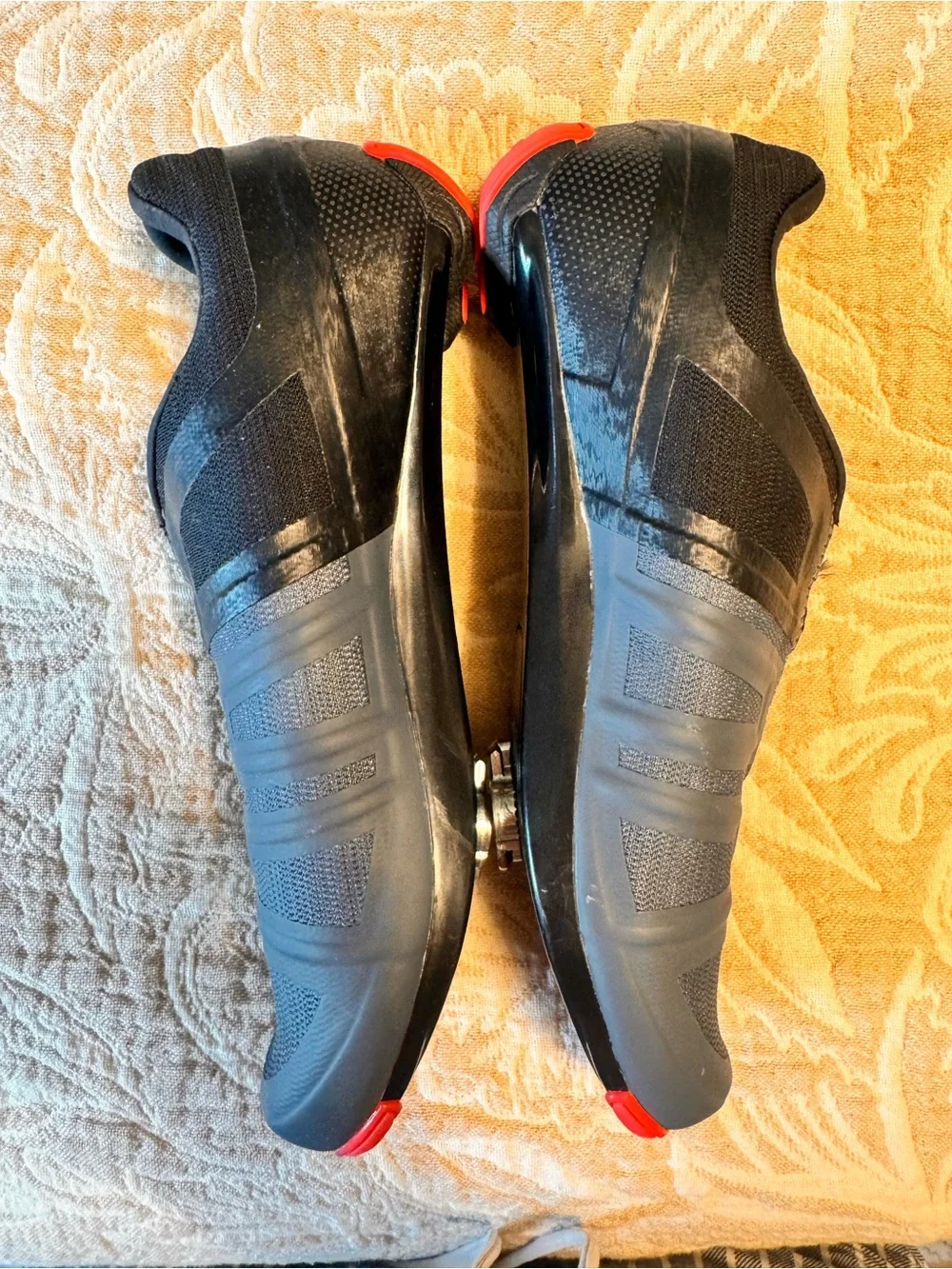 Pearl Izumi Elite Road Cycling Shoes BOA Carbon Sole Black/Gray Women's Size 10